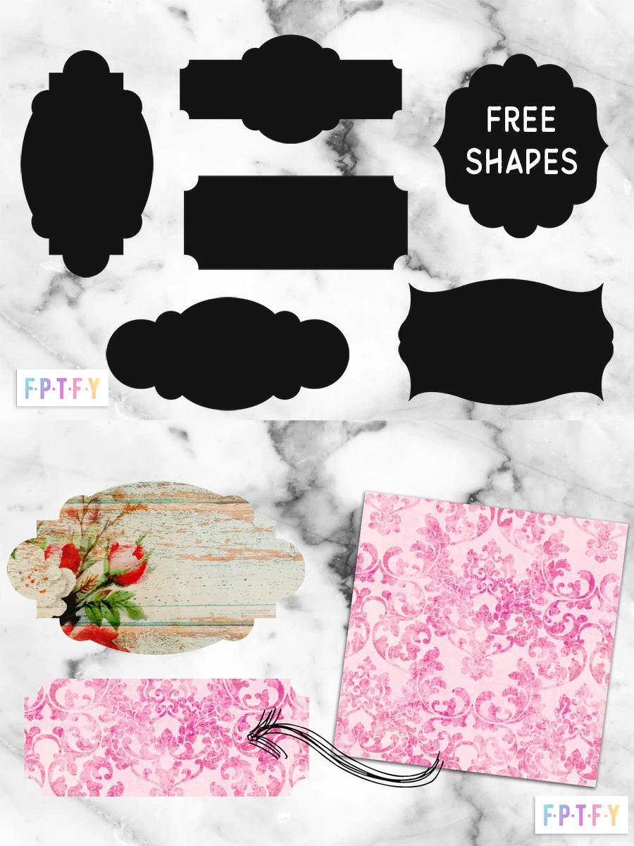 6 Free Overlay Shape Template Images