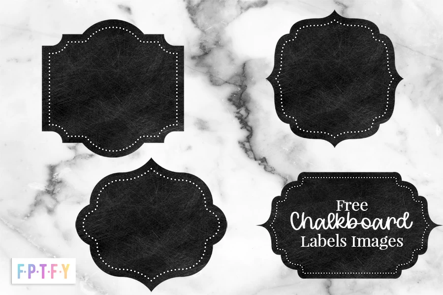 4 Free Chalkboard Labels - Free Pretty Things For You