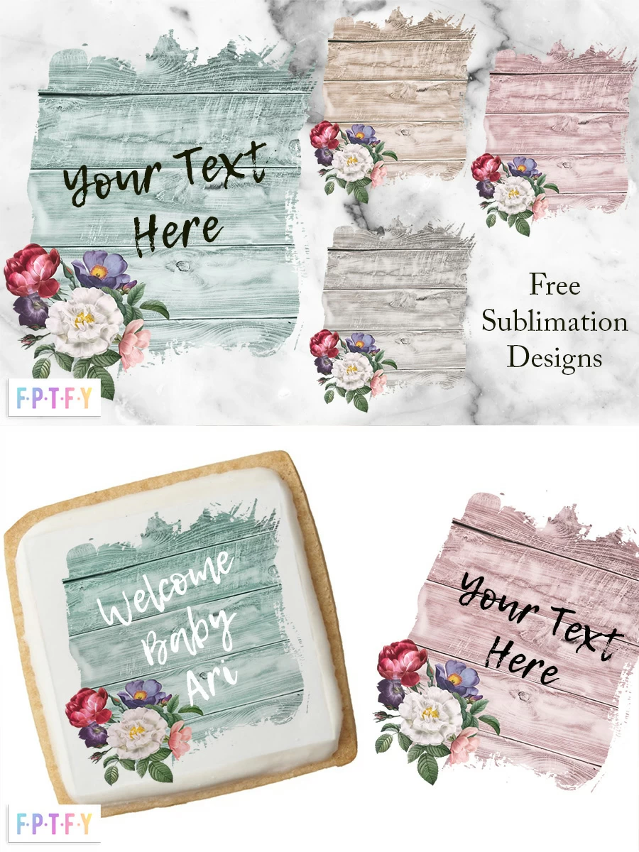Free Sublimation Designs Vintage Rose Blooms