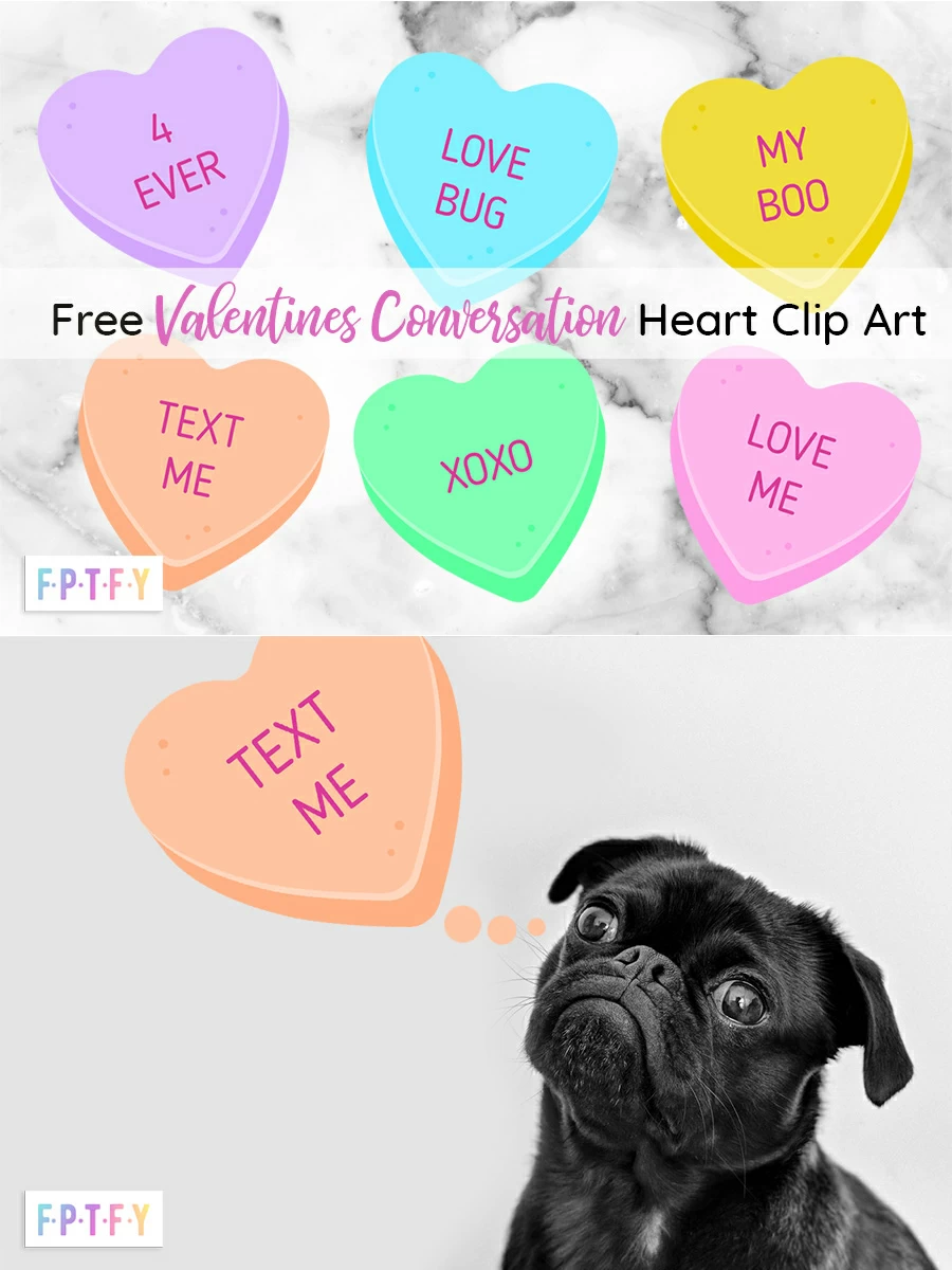 Free Valentines Day Candy Digital Clipart