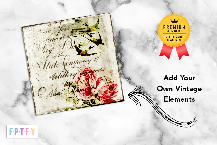 Elegant Distressed Calligraphy Background