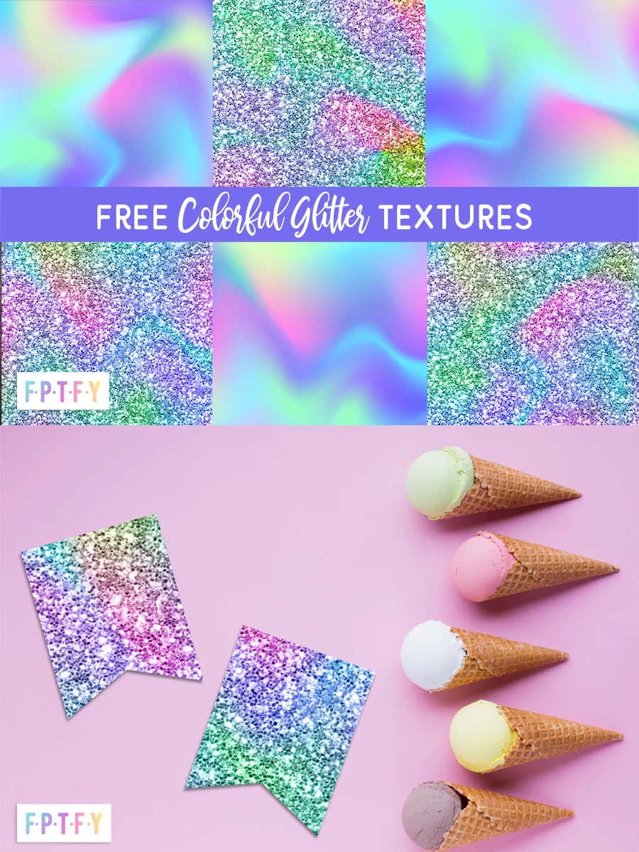 Free Colorful Glitter Textures